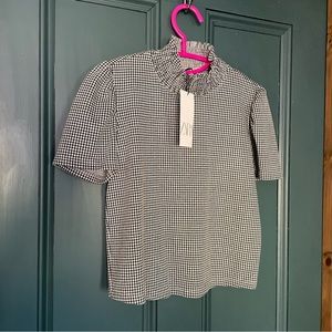 Zara checkered top